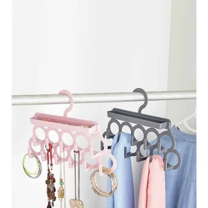 Multi-Functional Coat Rack Stand Hooks for Bedroom Kitchen Wardrobe Storage Space-Saving Plastic Design Customizable Color