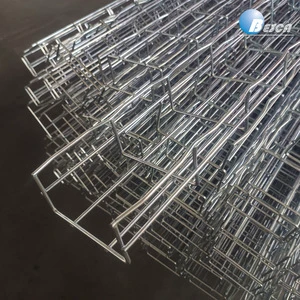 Fireproof Steel Galvanized Wire Mesh Cable Tray 200*100 For Indoor Projects