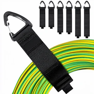 Adjustable Multifunction Extension Cord Organizer Hanger Hook Loop Cable Tie Set Storing Cords Hoses Wires Ropes Accessories