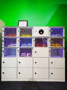 Plastic Locker With Electronic Lock Simple Structure Durable & Waterproof