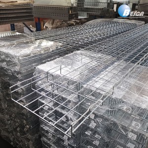 Economical 200mm X 100mm Wire Mesh Cable Tray Basket