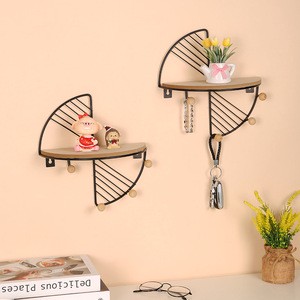 Creative Modern Wall-mounted Coat Hooks/Key Holder Multifunctional Metal Hanger for Home Storage