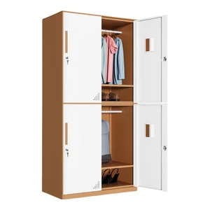 Metal Extendable Commercial Modern Storage Cabinet Key Lock Office School Workshop Dormitory Outdoor