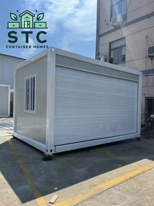 Casa Prefabricada Prefabricated Flat Pack Container House 20ft 40ft Modula Portable Outdoor Garage Warehouse Storage