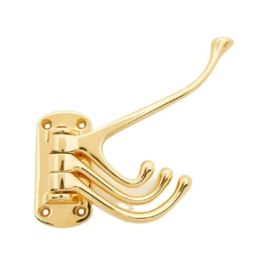 Modern Brass Hook for Creative Walls Doors Durable Solid Metal Screw for Kitchen Organization Prong Hat Coat Hook India