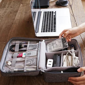 GAODA Portable Travel Cord Cable Organizer Pouch Digital Accessories & Camera Gear Travel Case Cord Organizer Bag