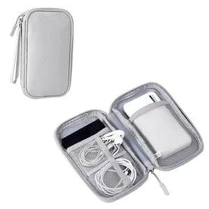 YS18 Electronic Accessories Organizer Travel Cable Bag Pouch Storage Case for Cable, Cord, Charger, Hard Drive, Earphone,