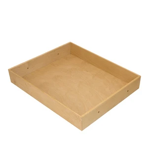 Quick and Easy DIY Installation Fully Assembled Wood Basket Drawers for Kitchen Cabinets Pull Out Organizer