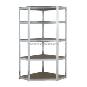 5-tier Metal Kitchen Bathroom Corner Rack Storage Shelves Removable Metal Push-up Display Shelf Corner Shelf