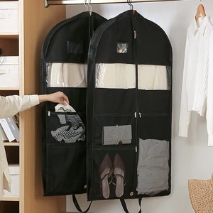 Widening Three-dimensional Multi Grid Dust Cover, Household Hanging Clothes, Transparent and Visible Moisture-proof Dust Cover