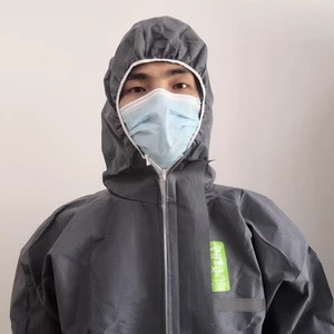 Factory direct supply XINYI-2500 disposable coverall protective suit with reflective strips, dustproof and stain-resistant work