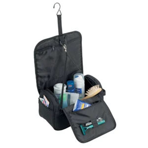Customizable Size Color Polyester Zipper Fashion Hanging Wash Bag for Bathroom and Living Room