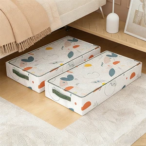Wholesale Closet Organizers Storage Bins PVC Rectangle Bedding Humid-Proof Underbed Storage Box Bins