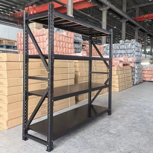 Adjustable Heavy-Duty Metal Garage Shelving Unit Boltless Organizer Rack for Home Warehouse Customizable OEM Storage Shelves for
