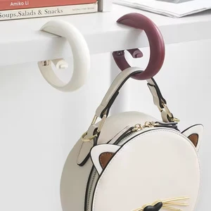 Creative Hot Sale Handbag Hanger No Trace No Punching Table Hook Bedroom Dormitory Multi-functional Hanging Bag Plastic Hook