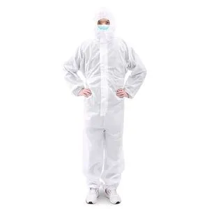 Nonwoven Coverall Protective Clothing Dustproof Hooded Workwear Farm Sanding Painting Coveralls