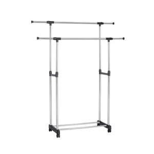 Clothes Hanger Coat Rack Floor Hanger Storage Wardrobe Clothing Drying Racks