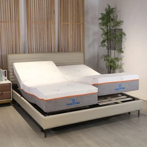 Factory Direct Sale Integrated Hidden Metal Frame Adjustable Bed With Mattress