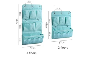 Wall Hanging Storage Bag Fabric Multilayer Kitchen Living Room Organizer Storage Bag Home Cosmetics Toys