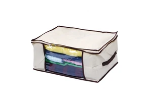 Home Storage Bag Large Size Non-woven Clothes Bag Beige Color Under Bed Storage Dustproof Bag