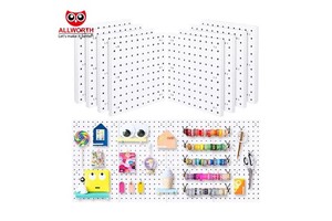 Powder Coated Inside Decoration High Quality On-wall Series White Flexible Installation Home Storage Organizer