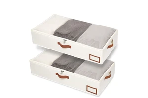 Household Under Bed Clothes Quilt Moisture-Proof Dustproof Flat Folding Bed Bottom Storage Box