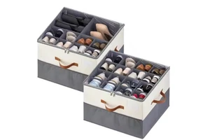 Space Saving Adjustable Shoe Storage Box Shoe Organizer Closet Storage Solution With Clear Cover