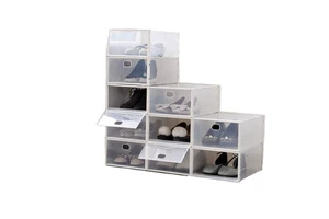 Drawer - Type Clear Shoe Boxes, Large - Capacity, Space - Saving,Ventilated, Store Seasonal Shoes Easily