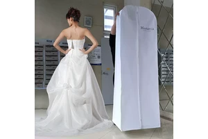 Garment Bags for Hanging Clothes for Closet Storage Gusseted Clear Dress Bag for Clothes Garment Suit Wedding Dress Clothing Bag