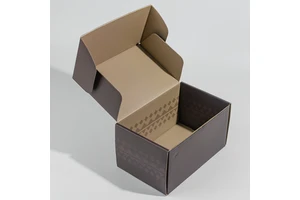 Corrugated Recyclable Logo Shoes Box Paper Corrugated Shipping Box Custom Logo Postal Mailer Shipping Boxes For Small Business