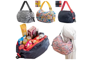 Large Capacity Portable Travel Organizer Camouflage Foldable Storage Bag Handle Handmade Durable Polyester Oxford for Clothing