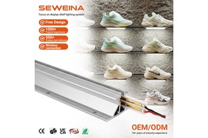 Professional Horizontal Insertion Conductive Pillar Track Light for Supermarket Display Store Cabinets Racks