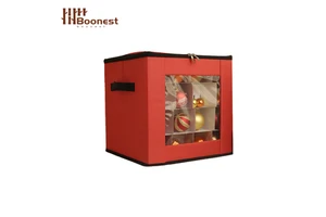 High Quality Customizable Square Christmas Storage Box for Sundries Secure Christmas Storage Solution