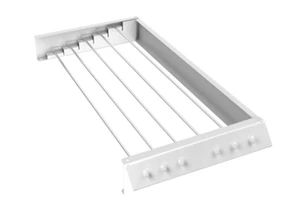 Extra Coat Hook Wall Mounted Clothes Airer Stainless Steel Metal for Storage Use in Bathroom Balcony Patio Mail Order Packing