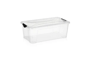 Transparent Stackable clear Storage 6L Plastic Sneaker Shoe Box