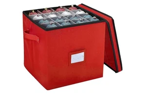 Holiday Decorations Organizer Christmas Ornament Storage Box Large Xmas Storage Container