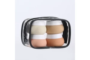 30ml Portable Travel Soft Silicone Cosmetic Container, Small Cosmetic Storage Container With Lid