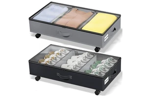 Under the Bed Storage Box Under the Bed with Cover Cloth Cover Dust Rack Simple Clothes Storage Box