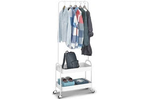 Custom Luxury Display Door Metal Coat Garment Rack Hanger Wall Mounted Clothing Rack Bedroom Coat Rack