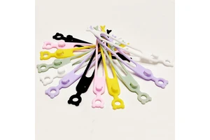 Silicone Cable Tie and Storage Organizer Household Finishing Lanyard Winder Wire Harness for Data Cable Squeeze Toys