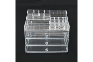 Original Manufacturer multi-functional Acrylic Clear Makeup Organizer Storage Box Stylish Cosmetic Storage Case