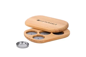 Eco Friendly Refillable Square Makeup Blusher Case Magnetic Eyeshadow Makeup Palette Empty Magnetic Compact Powder Container