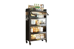 High Quality Bowl and Dish Drainage Rack Stock Supply Kitchen Cabinets Microwave Oven Storage Rack