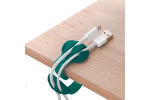 Plastic Desktop Wire Fixer for Data Line Mouse Earphone & Bedside Line Organization-Clamp & Storage Solution