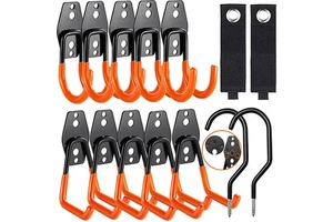 Eco-Friendly for Velcro Straps Cable Tie Wrap Keeper Fastener Tape Extension Cord Storage Organizer Garage Wall Accessory