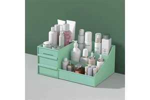 Hot Sale Desktop Plastic Nordic Makeup Organizer Cosmetic Storage Box with Drawer