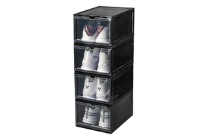 Factory Portable Shoe Boxes Storage Box for Good Shoes Stackable Transparent Shoe Box