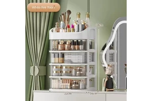 Lightweight Cosmetic and Skin Care Product Storage Box Transparent Desktop Storage Box