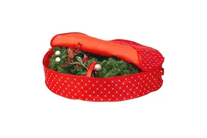 Best Christmas Ornament Organizer Set Fabric Storage Boxes for Holiday Decorations Wardrobe Use