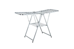 Indoor Portable Foldable Laundry Cloth Drying Racks For Clothing Wing Style Clothes Drying Rack